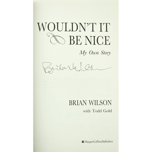 40 - Signed by Brian Wilson of the Beach BoysWilson (Brian) & Gold (Todd) Wouldn't It be Nice, My Own... 