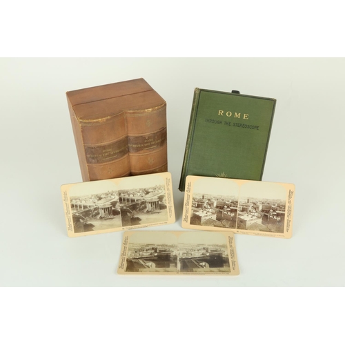 123 - Stereoscope: Underwood & Underwood: Ellison (D.J.) Rome through the Stereoscope, Journ... 