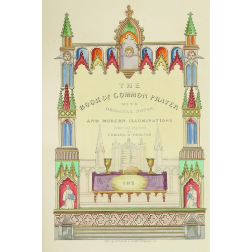 124 - In Fine Quality Cathedral BindingBinding & Coloured Plates: Proctor (Edward K.)illus. The Book o... 