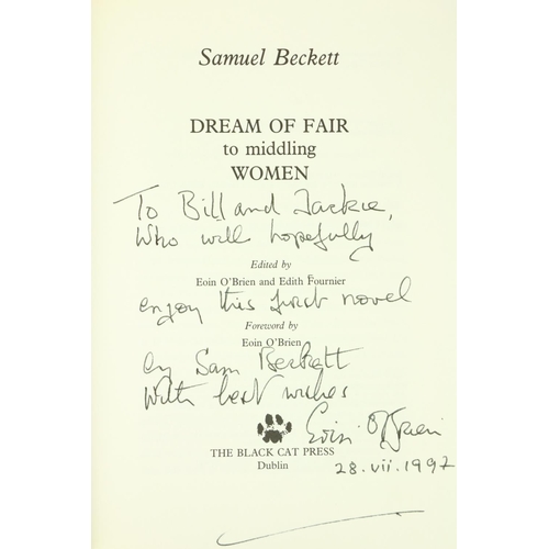 148 - O'Brien (Eoin) & Fournier (Edith)ed. Samuel Beckett, Dream of Fair to Middling Women, 8vo D. (Th... 