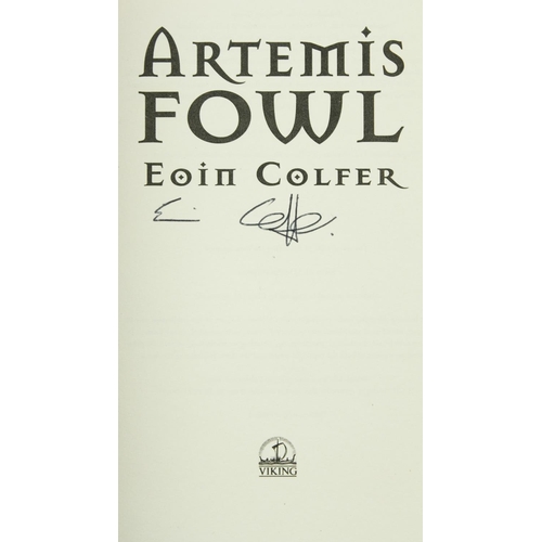 154 - Signed by the AuthorColfer (Eoin) Artemis Fowl, 8vo, L. (Viking) 2001, First, Signed,... 