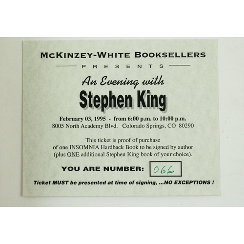 156 - Signed by Stephen KingKing (Stephen) & Straub (Peter) The Talisman, thick 8vo, N.Y. (G... 