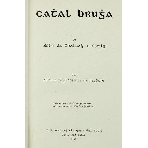 226 - Political: O'Luing (S.) Art O'Griofa - Beathaisneis, 8vo, D. 1953, frontis, cloth & d.j.; O'Labh... 