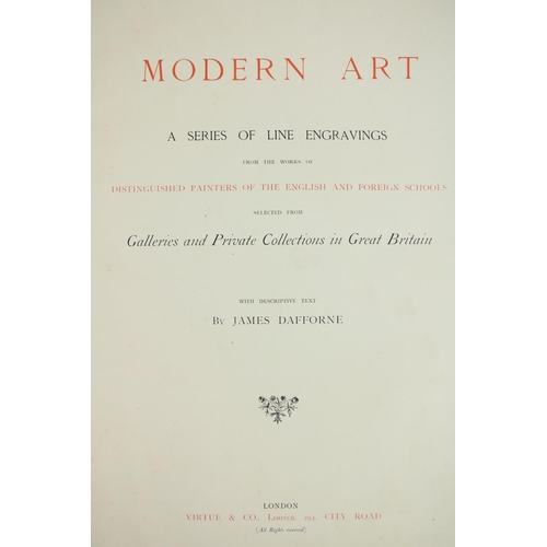 236 - Dafforne (James) Modern Art, A Series of Line Engravings from the Works of Distinguished Painters ..... 