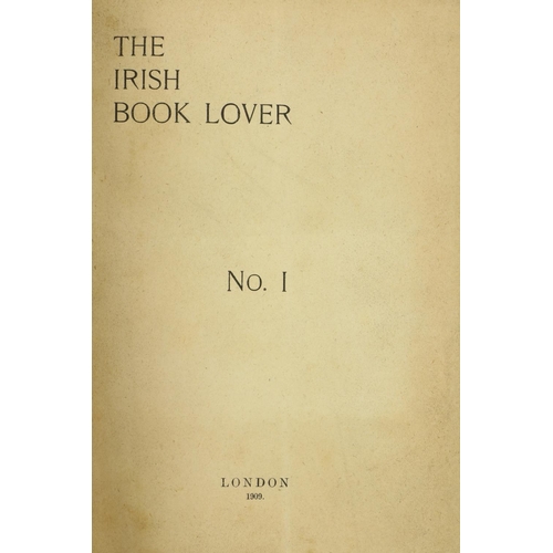 303 - Periodical: Crone (John S.)ed. The Irish Book Lover, A Monthly Review of Irish Literature and Biblio... 