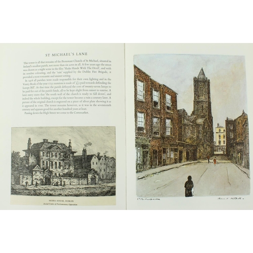 312 - Graingerised CopyMitchel (Flora H.) Vanishing Dublin, folio D. 1966. First Edn., 50 full p... 