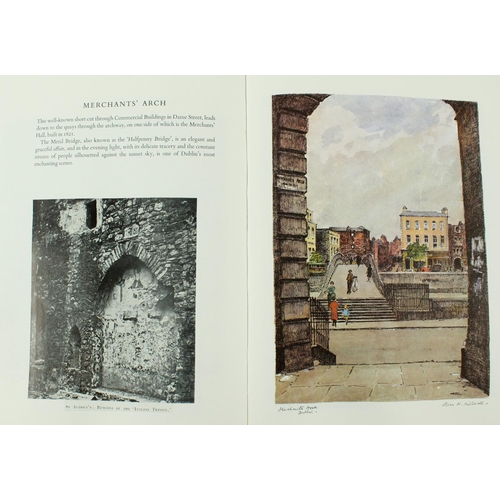 312 - Graingerised CopyMitchel (Flora H.) Vanishing Dublin, folio D. 1966. First Edn., 50 full p... 