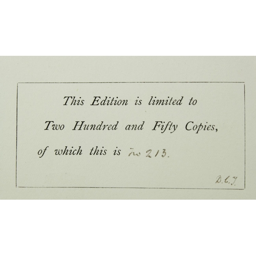 313 - Limited Edition[Thomas Bewick] Thomson (D. Croal) The Life and Works of Thomas Bewick, lg. 4to L. 18... 