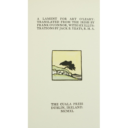 314 - With Coloured Plates:Cuala Press:  Broadsides, A collection of Old and New Songs, 1935, al... 