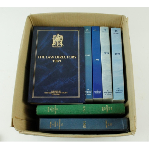 325 - Box:  The Incorporated Law Society's Calendar and Law Directory, Year 1957, 8vo D. 1957, i... 