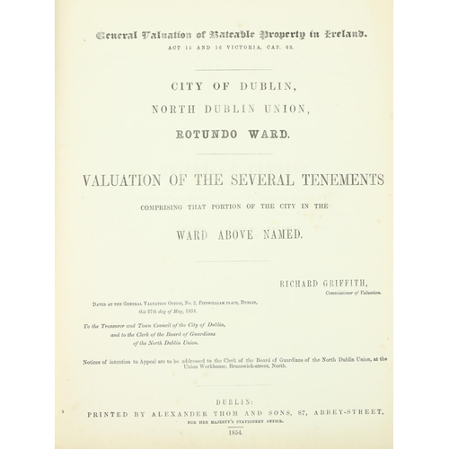 336 - Important Collection of Griffith's ValuationsGriffith (Richard) Gen. Valuation of Rateable Property ... 