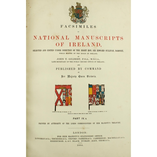 339 - National Manuscripts of IrelandGilbert (John T.) Account of Facsimiles of National Manuscripts of Ir... 