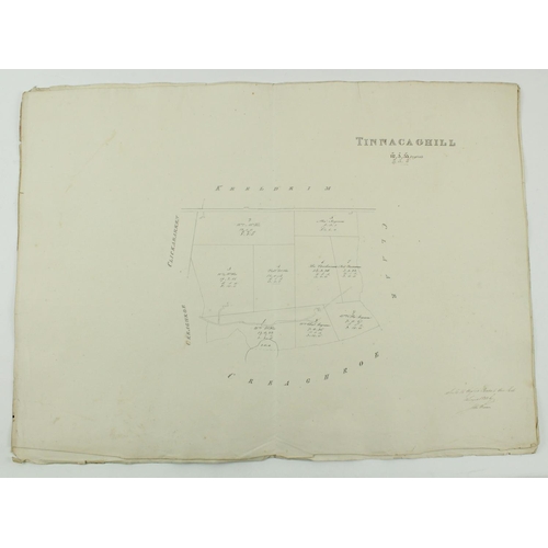 373 - Manuscript Estate MapsNorthern Ireland:  Fraser (John) Surveyor, A Collection of 5 large Mansucript ... 