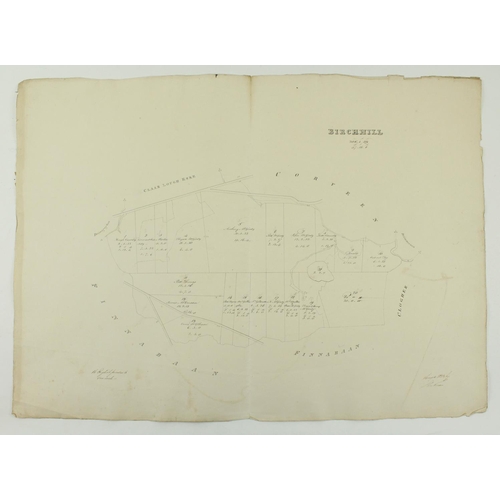 373 - Manuscript Estate MapsNorthern Ireland:  Fraser (John) Surveyor, A Collection of 5 large Mansucript ... 