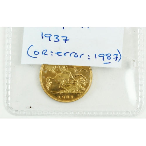 387 - Sovereigns:  A Queen Victoria 1896 half Sovereign; together with a George IV 1937 half Sovereign, a ... 