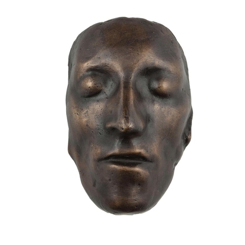 393 - [Emmett (Robt.)] A bronze Death Mask of the Irish nationalist and Republican, Robert Emmett (1778 - ... 