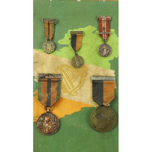 398 - 1916 - 1922 [Medals] A Collection of six Replica Easter Rising and War of Independence Medals, inclu... 