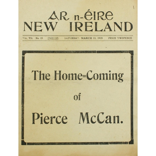 422 - Co. Tipperary Interest Air n-Eire: New Ireland, 4to Issue No. 19, Vol. VII, for Saturday, ... 