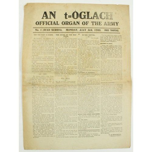 424 - Rare Army War SeriesPeriodical: An t-Oglach, Official Organ of The Army, War Series, No. 1, 3, 4, &a... 