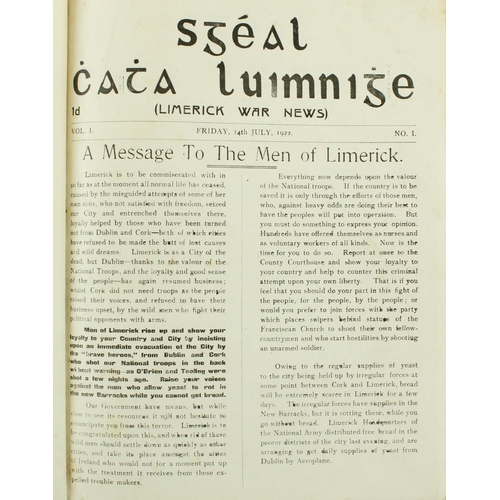 425 - Excessively Rare Limerick Civil War Journal A Complete File Co. Limerick: Sgeala Chatha Luimnighe (L... 