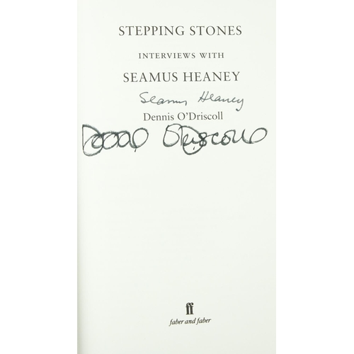 45 - Signed by Seamus Heaney and Dennis O'DriscollHeaney (Seamus) & O'Driscoll (D.)ed. Stepping Stone... 