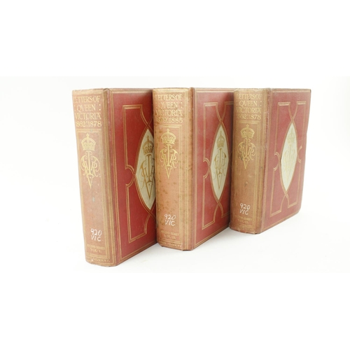 46 - Buckle (George Earle)ed. The Letters of Queen Victoria - Second Series, 3 vols. L. (John Murray) 192... 