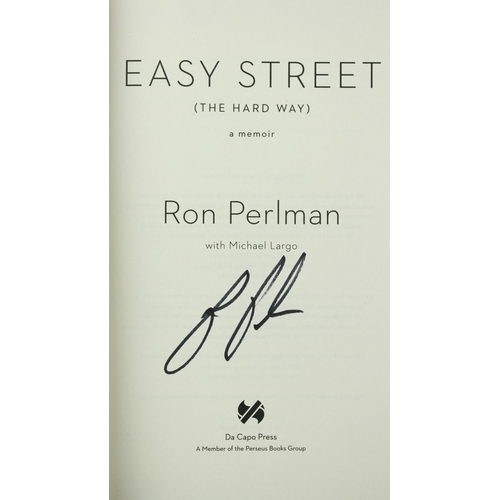 56 - Signed by Ron PerlamPerlam (Ron) & Largo (M.) Easy Street (The Hard Way), 8vo, Philadelphia (Da ... 