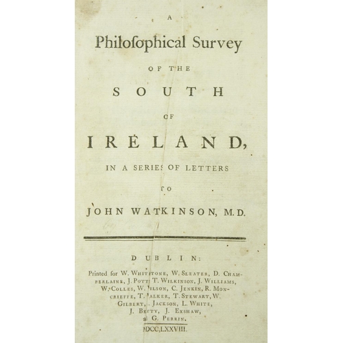 59 - [Campbell] A Philosophical Survey of the South of Ireland, In a Series of Letters to John Watki... 