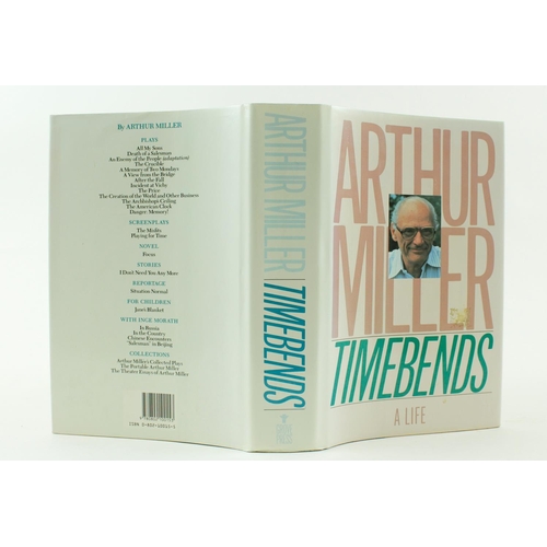 65 - Signed by the AuthorMiller (Arthur) Timebends - A Life, thick 4to, N.Y. (Grove Press) 1987, First, S... 