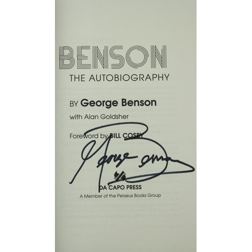 73 - Signed by George BensonBenson (George) Benson The Autobiography, 8vo, Boston (Da Capo Press) 20... 