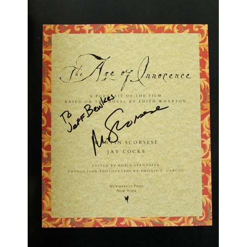 79 - Signed by Martin ScorseseScorsese (Martin) & Cocks (J.) The Age of Innocence, A Portrait of the ... 