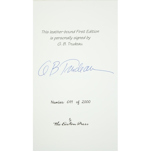 96 - Signed Limited Edition by G.B. TrudeauTrudeau (Garry) Flashbacks, Twenty Five Years of Doonesbury, o... 