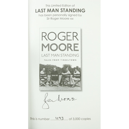 97 - Signed Limited EditionMoore (Roger) Last Man Standing, Tales from Tinseltown, 8vo, L. (Michael ... 