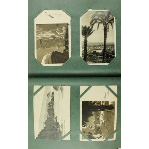 385 - Postcard & Photograph Albums:  A collection of four Albums comprising English and International,... 