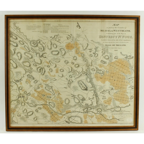 374B - Map: Bogs in Co. Meath & Westmeath: Jones (Alex) Map of Part of the Counties of Meath and Westme... 