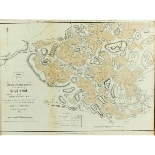 374C - Map: Bogs in Co. Galway: Jones (Alex)Engineer Map of the Bogs in the District of Lough Corrib i... 