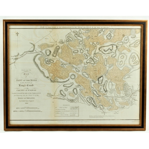 374C - Map: Bogs in Co. Galway: Jones (Alex)Engineer Map of the Bogs in the District of Lough Corrib i... 
