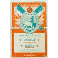 Cork V. Cavan 1945G.A.A.:  Football 1945, Clár Oifigeamhail, Craobh Peile na hEireann i bPairc an Ch... 