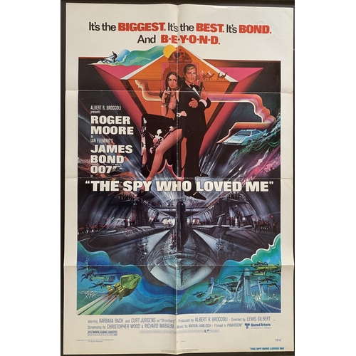 650 - Cinema Poster:  [James Bond] The Spy who Loved Me, [1977] directed by Lewis Gilbert, starring Roger ... 