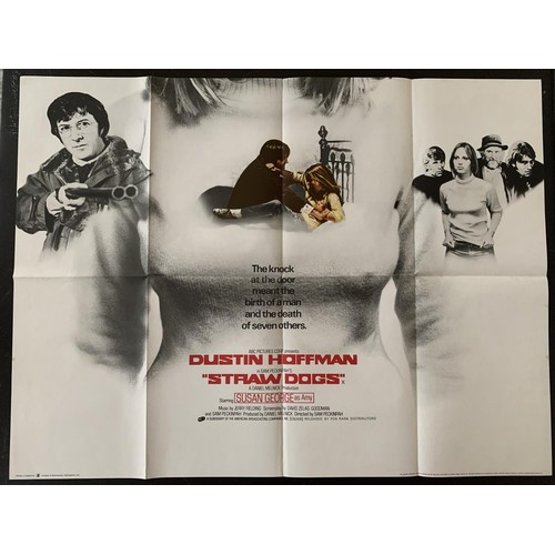 653 - Cinema Poster:  Straw Dogs, [1971], directed by Sam Peckinpah, starring Dustin Hoffmann, Susan Georg... 