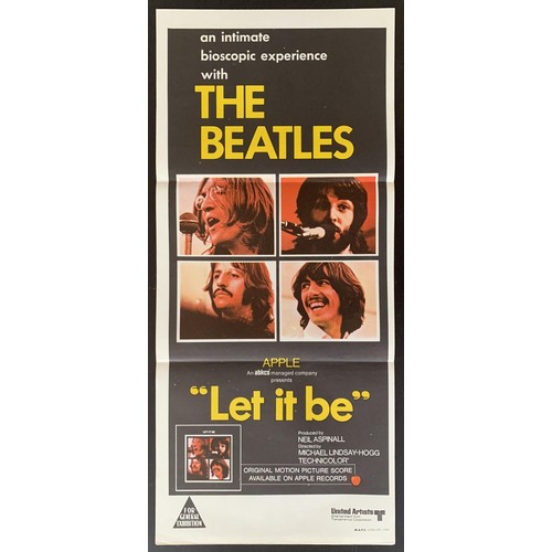 662 - Cinema Poster: [The Beatles] Let It Be, [1970] directed by Michael Lindsay Hogg, starring The Beatle... 