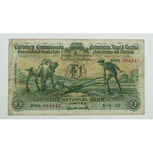 389B - Bank Note: Irish Currency Commission consolidated Bank Note -