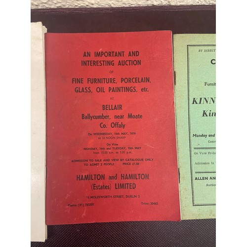 361 - Co. Offaly House Sale Catalogues: 1. By direction of Rt. Hon. Lord Decies, Catalogue of a Highly Imp... 