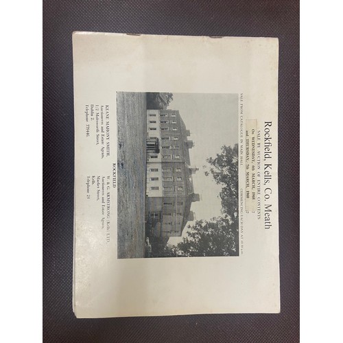 366 - Co. Meath House Sale Catalogues:Old Bridge House, Drogheda, for the Coddington family, 19th - 21st J... 