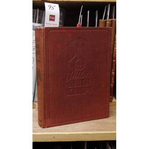 95 - Hitler (Adolf) Mein Kampf - Hutchinson's Illustrated Edition, 4to L. (Hutchinson & Co.) 193... 