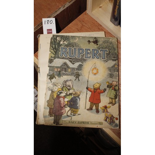 180 - Children's Interest: Rupert Annuals, a collection of four Annuals including:(a) More Adventures of R... 