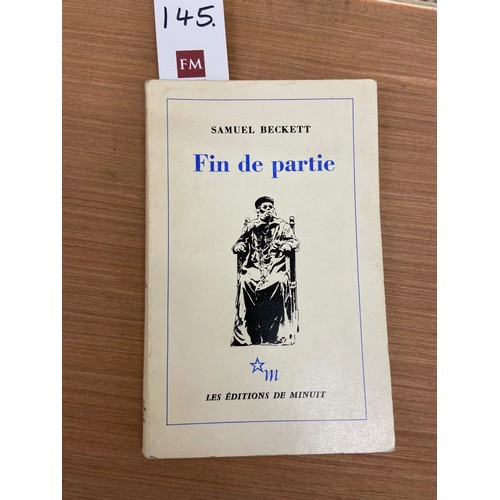 145 - Beckett (Samuel) An Attendant Godot, Piece en Deux Actes, sm. 8vo, Paris (Les Editions de Minuit) 19... 