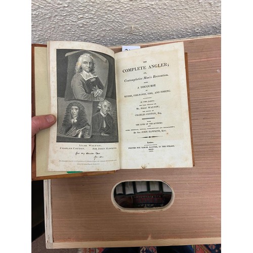 241 - Fishing: Walton (I.), Cotton (C.), & Hawkins (Sir J.) The Complete Angler; or, Contemplative Man... 