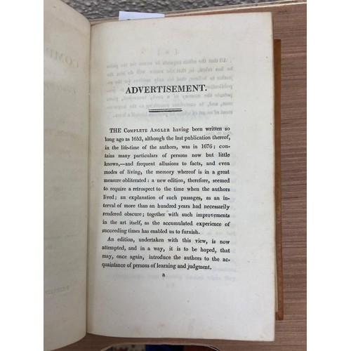 241 - Fishing: Walton (I.), Cotton (C.), & Hawkins (Sir J.) The Complete Angler; or, Contemplative Man... 