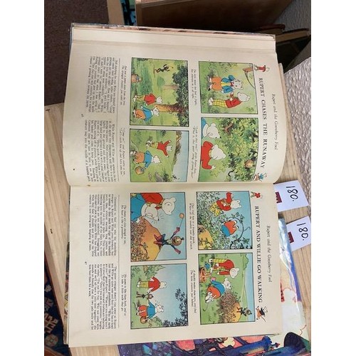 180 - Children's Interest: Rupert Annuals, a collection of four Annuals including:(a) More Adventures of R... 